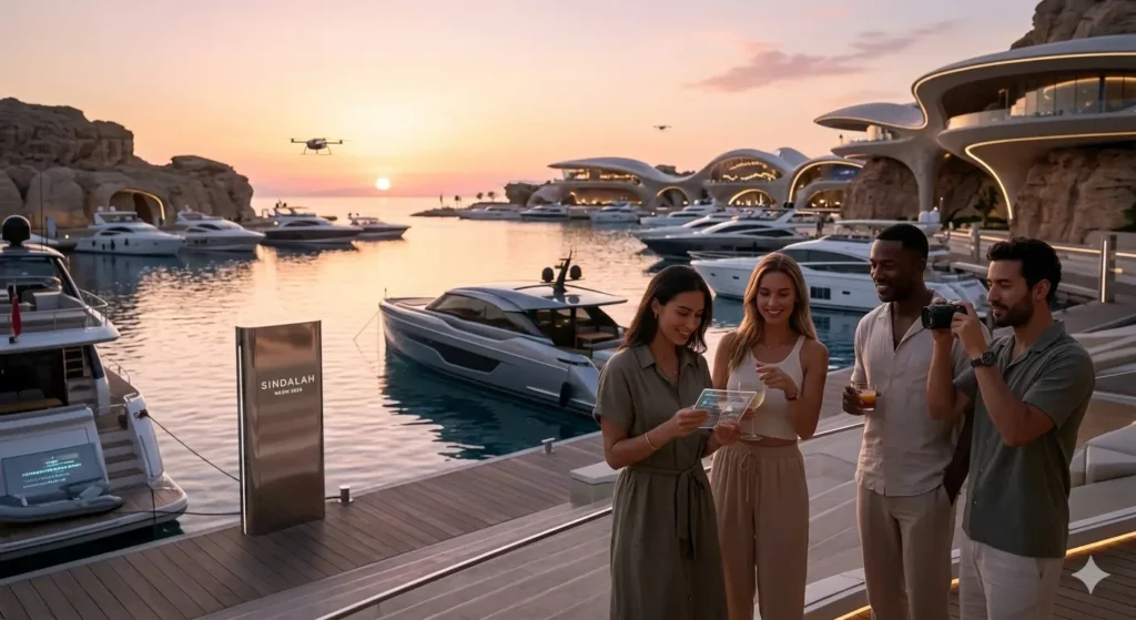 Entspanntes feiern am Hafen